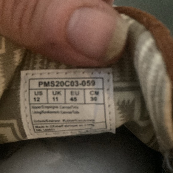 Pendleton’s canvas sneakers. New with tags. - Picture 7 of 7